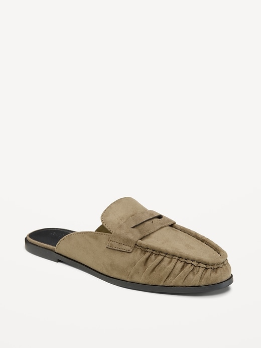 Image number 1 showing, Loafer Mule Shoes for Women