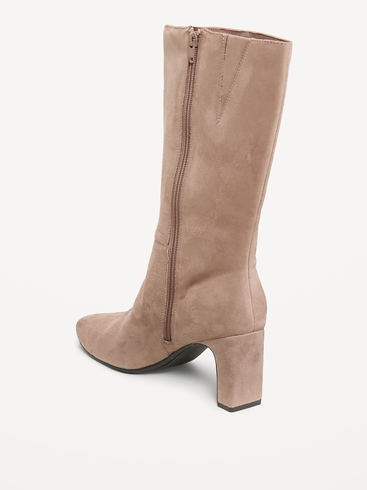 Image number 4 showing, Mid-Calf Square-Toe Boot for Women
