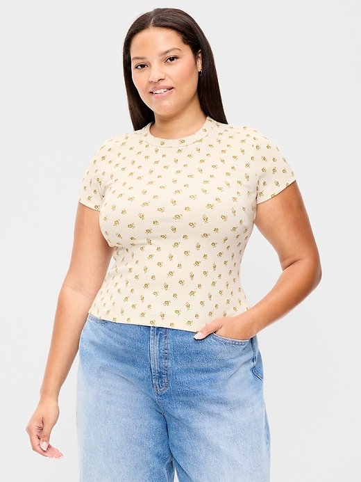 Image number 8 showing, Snug Crop T-Shirt