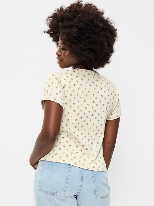 Image number 7 showing, Snug Crop T-Shirt