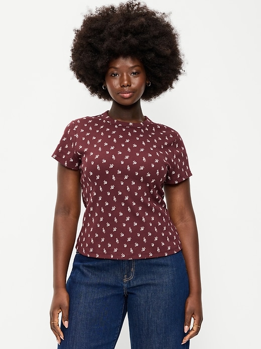 Image number 6 showing, Snug Crop T-Shirt