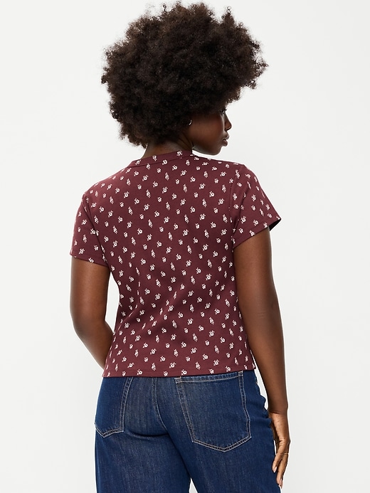 Image number 7 showing, Snug Crop T-Shirt