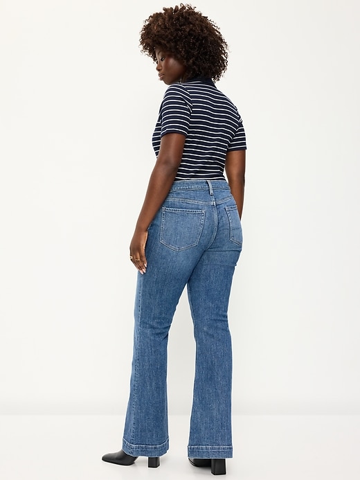 Image number 5 showing, High-Waisted Flare Jeans