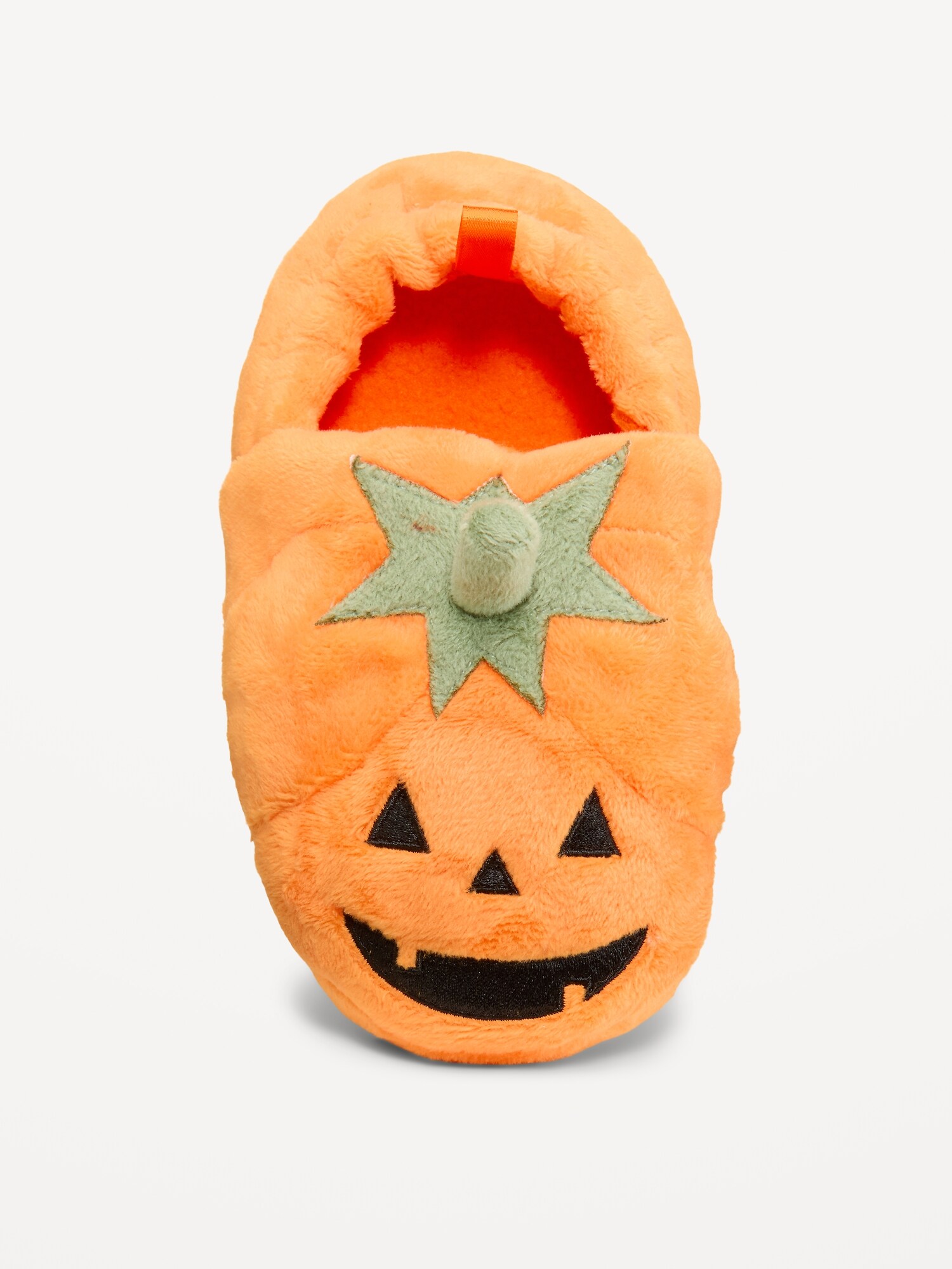 Тапочки Old Navy Velour Pumpkin Slippers для малышей, цвет: Оранжевый — фото 2