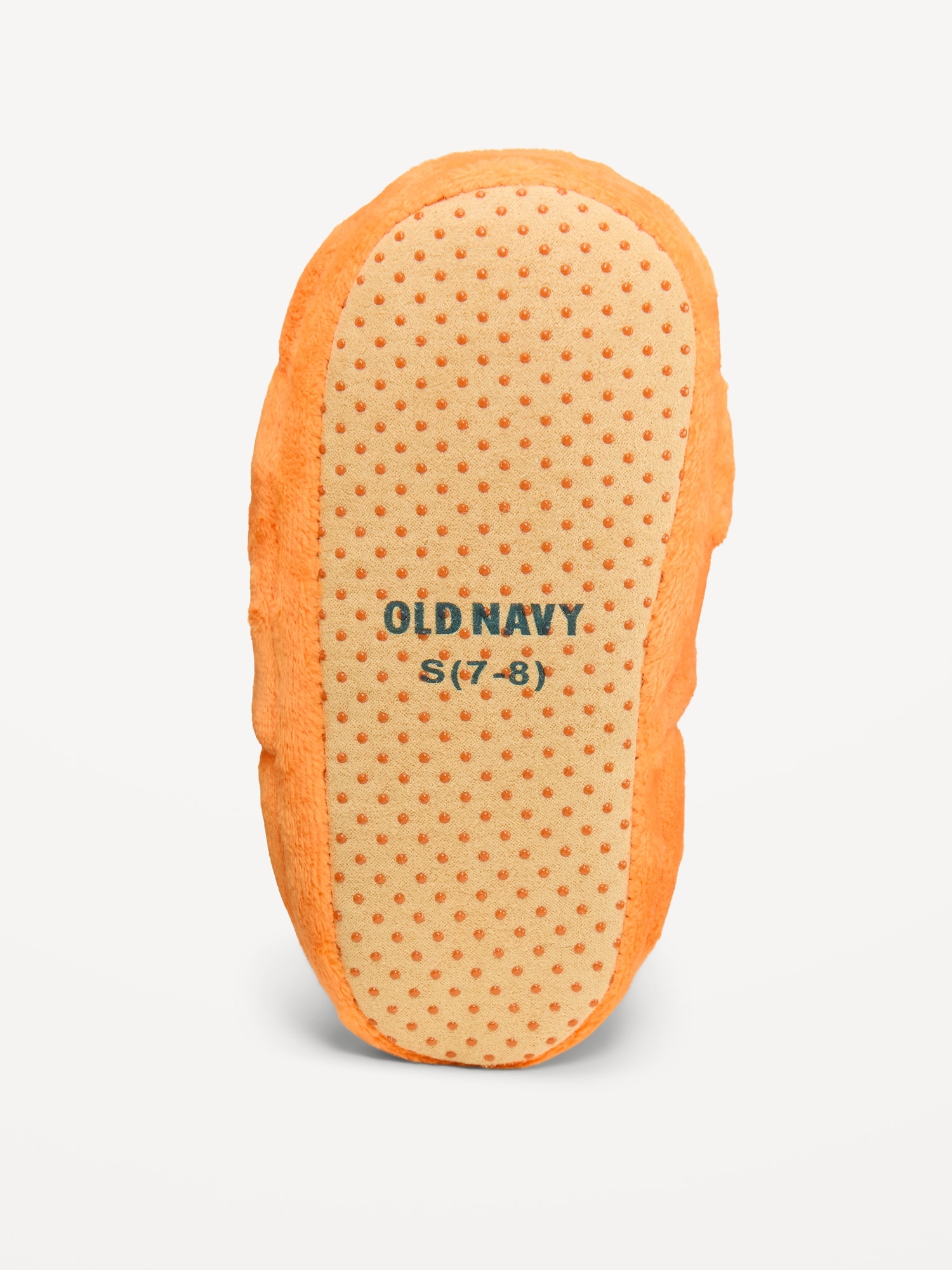 Velour Pumpkin Slippers for Toddler