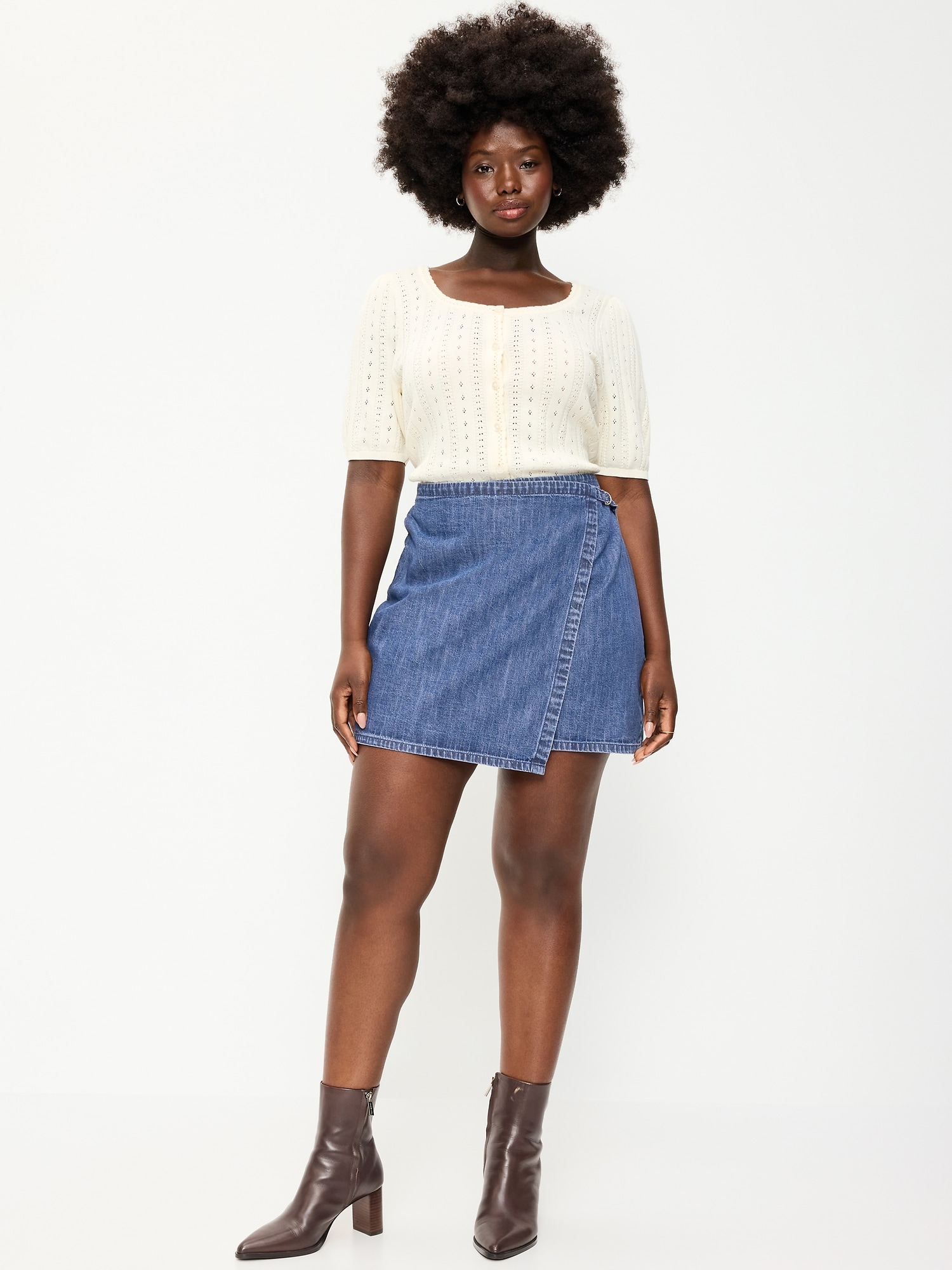 Mini Wrap Skirt