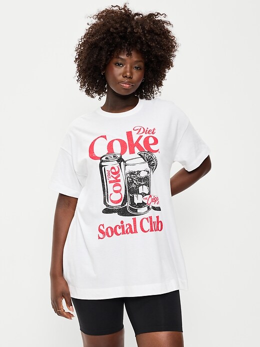 Image number 6 showing, Coca Cola® Oversized Tunic T-Shirt