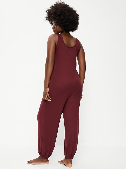 Image number 4 showing, Harem-Leg Pajama Jumpsuit