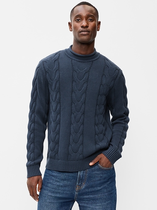 Loose Cable-Knit Sweater | Old Navy