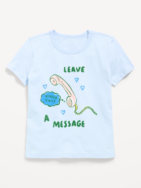 Short-Sleeve Graphic T-Shirt for Girls