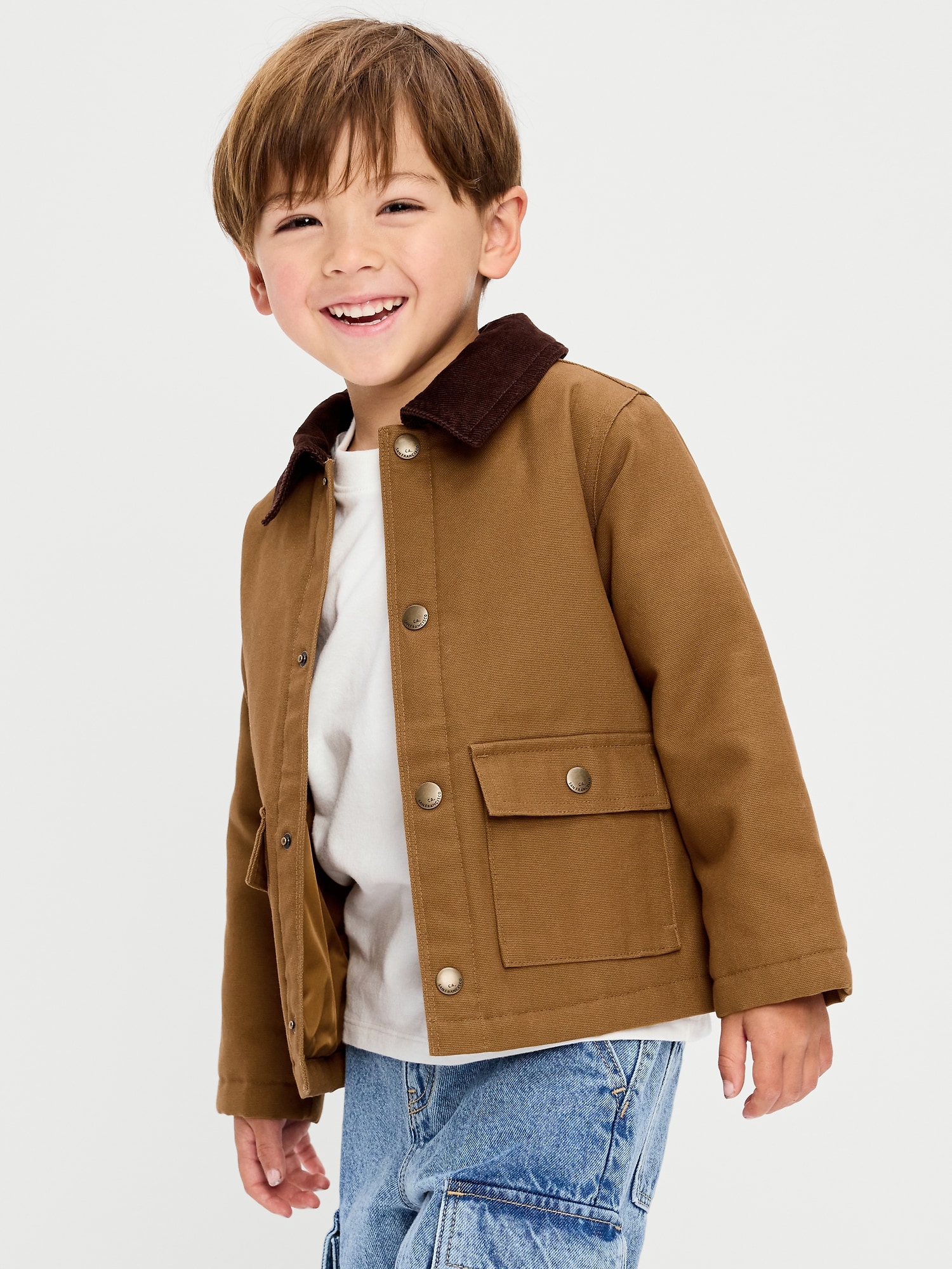 Canvas Barn Jacket for Toddler Boys