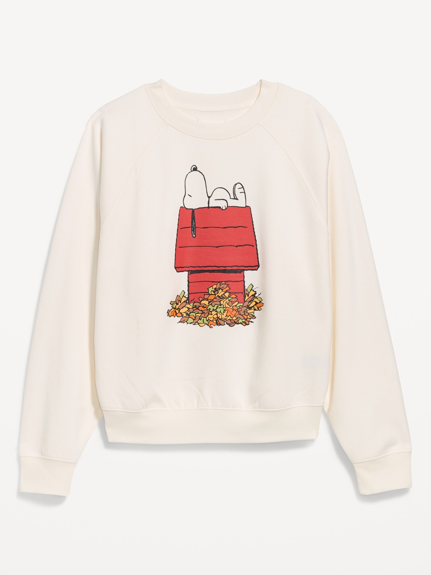 Женский свитшот Old Navy Peanuts™ Oversized Raglan, цвет: Морская соль — фото 4
