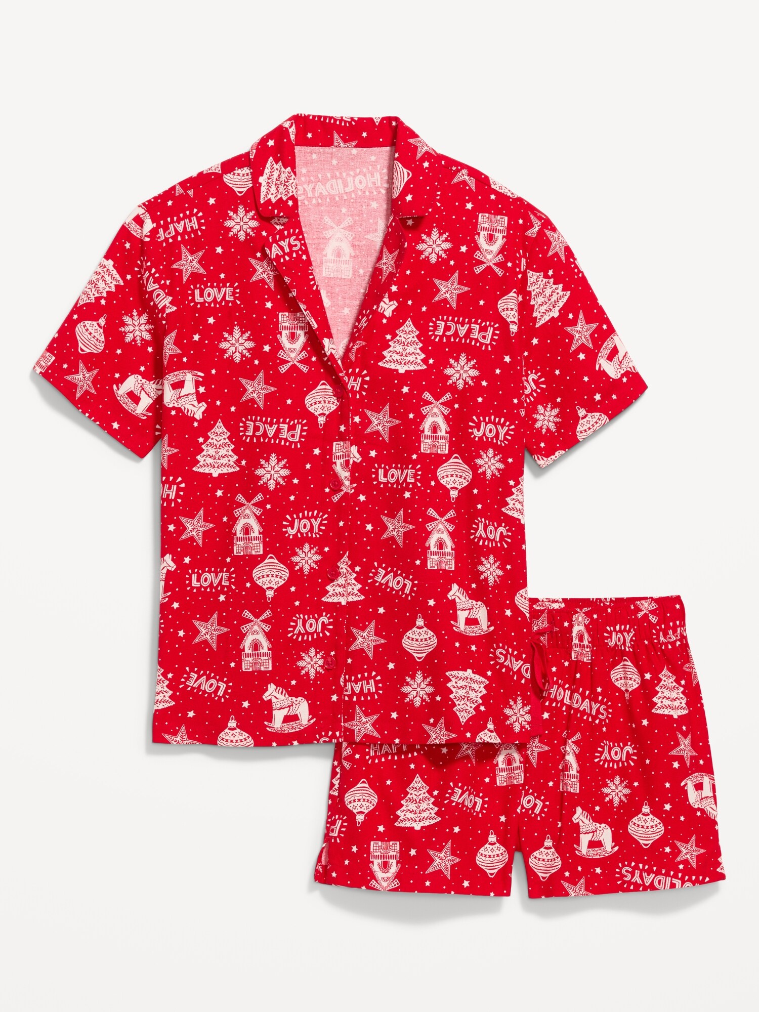 Пижамный комплект, фланель — Old Navy, цвет: Christmas Classic (Match The Fam!) — фото 3