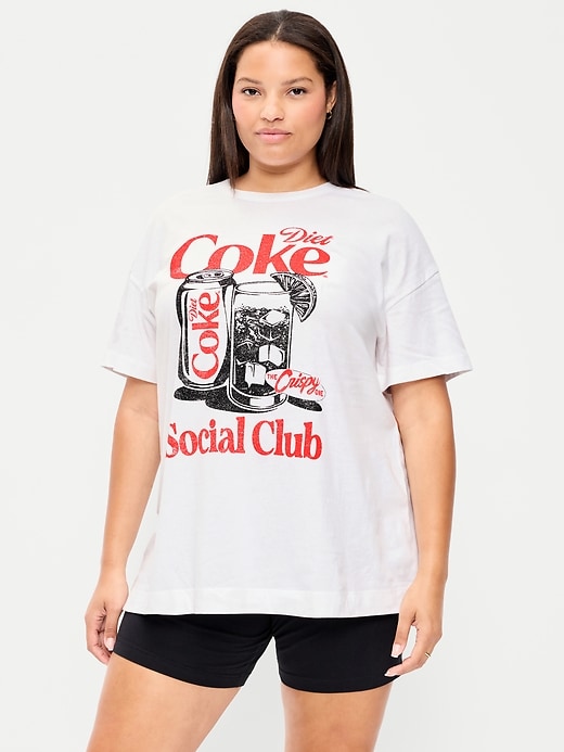 Image number 8 showing, Coca Cola® Oversized Tunic T-Shirt