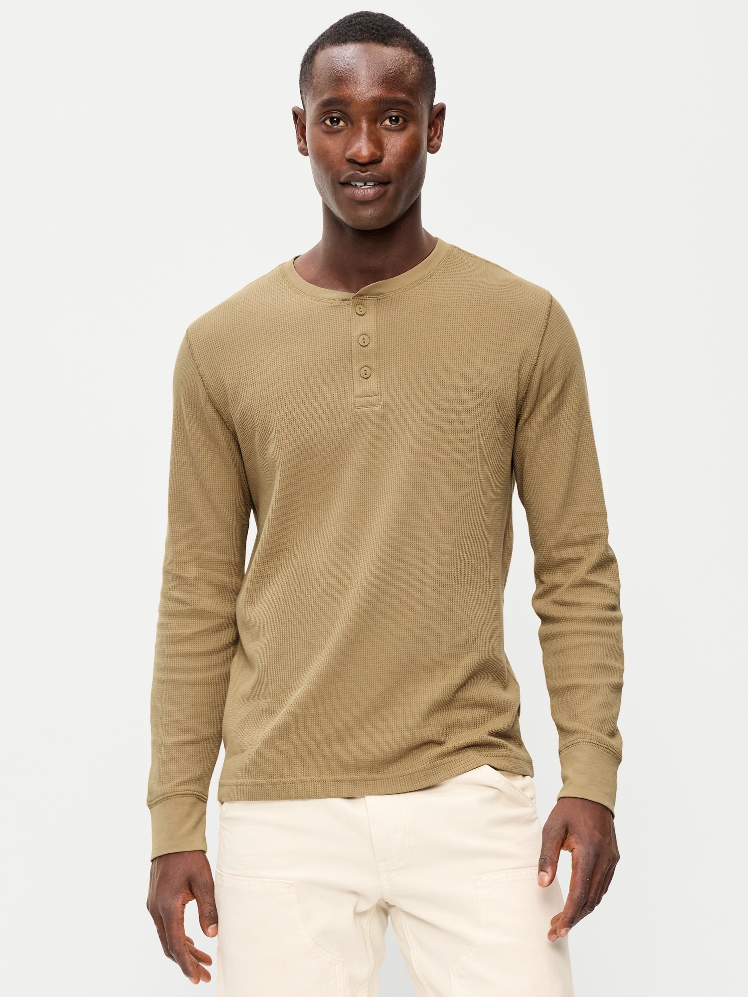 Waffle-Knit Thermal Shirts | Old Navy