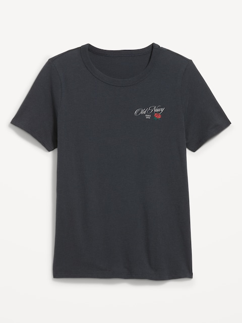EveryWear Crew-Neck Logo-Graphic T-Shirt