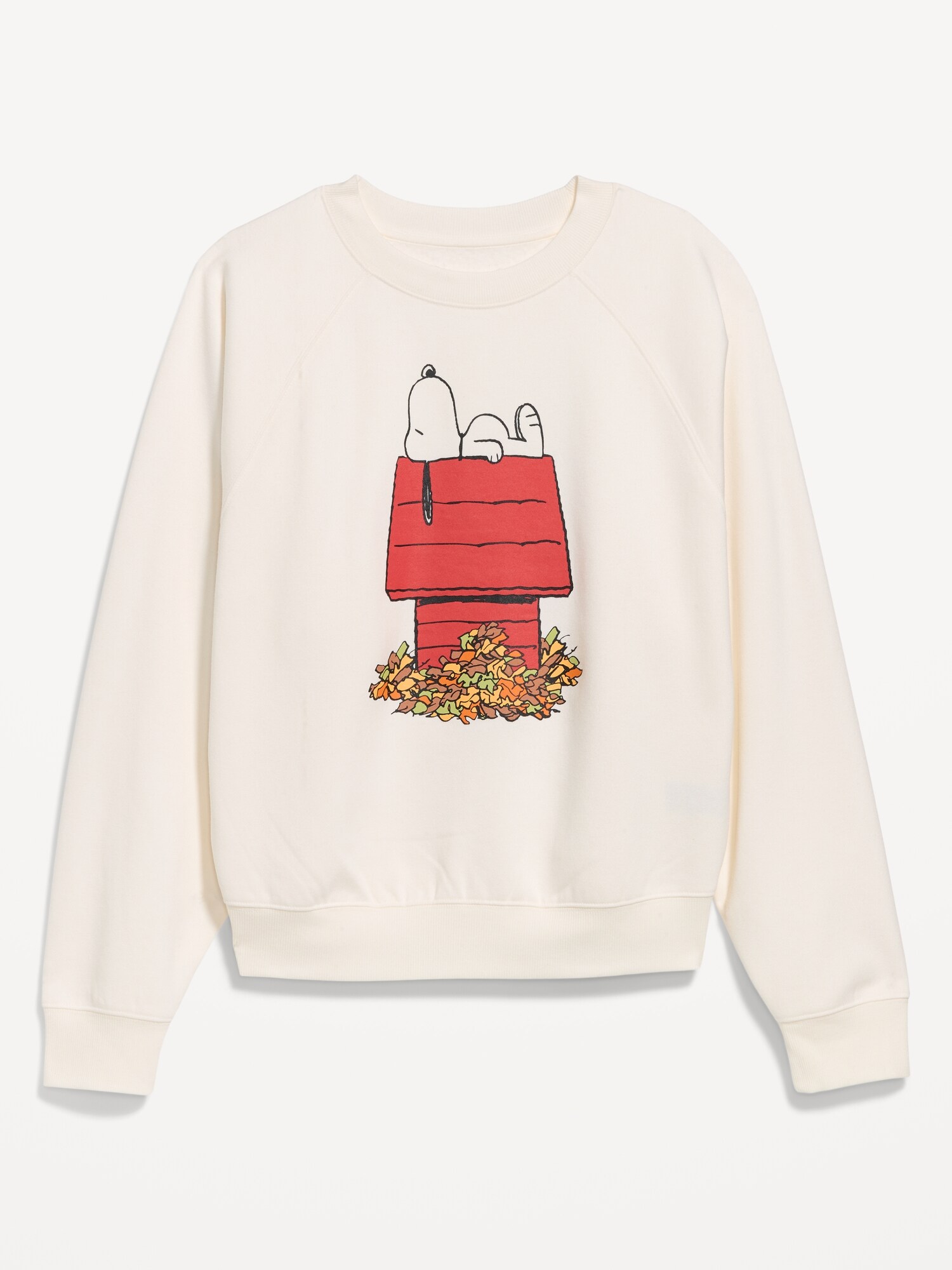 Женский свитшот Old Navy Peanuts™ Oversized Raglan, цвет: Морская соль — фото 5