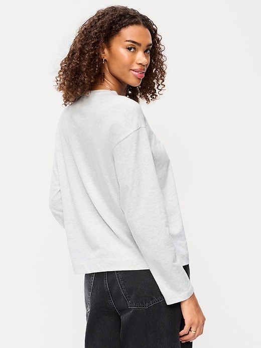 Vintage Long-Sleeve Crew-Neck T-Shirt | Old Navy