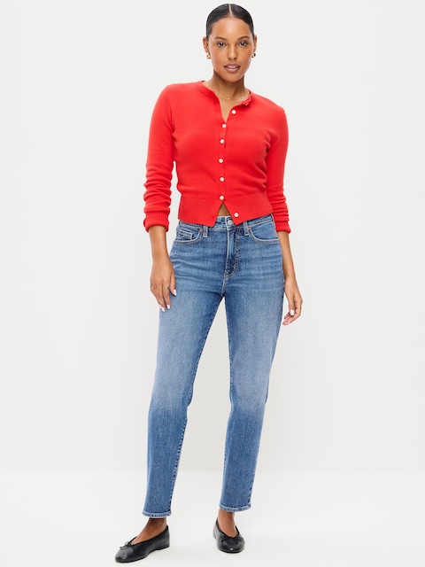 Curvy High-Waisted OG Straight Ankle Jeans