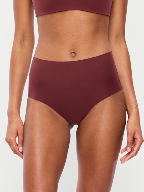 High-Waisted No-Show Brief Underwear