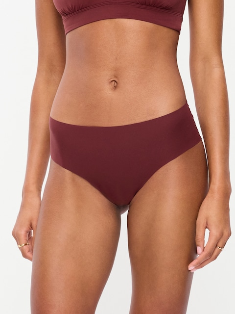 Low-Rise No-Show Hipster Underwear