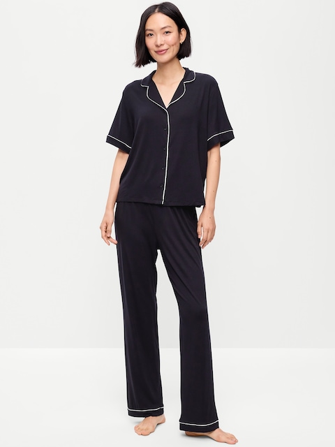 Sunday Sleep Knit Jersey Pant Set