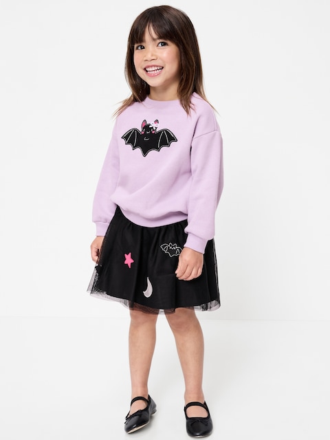Sweatshirt & Tutu Skirt Set for Toddler Girls