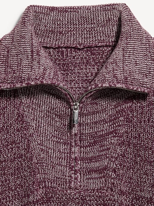 Seaside Cotton Shaker Oversized Half-Zip Sweater | Old Navy
