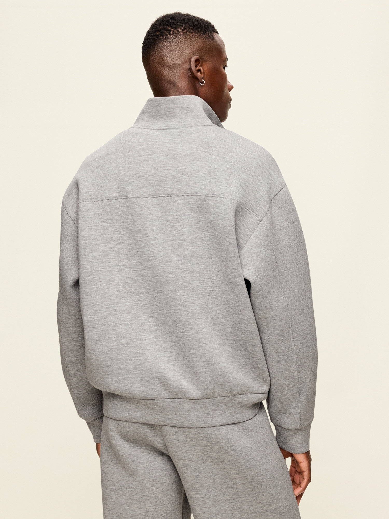 Bounce Fleece Oversized Half-Zip Pullover