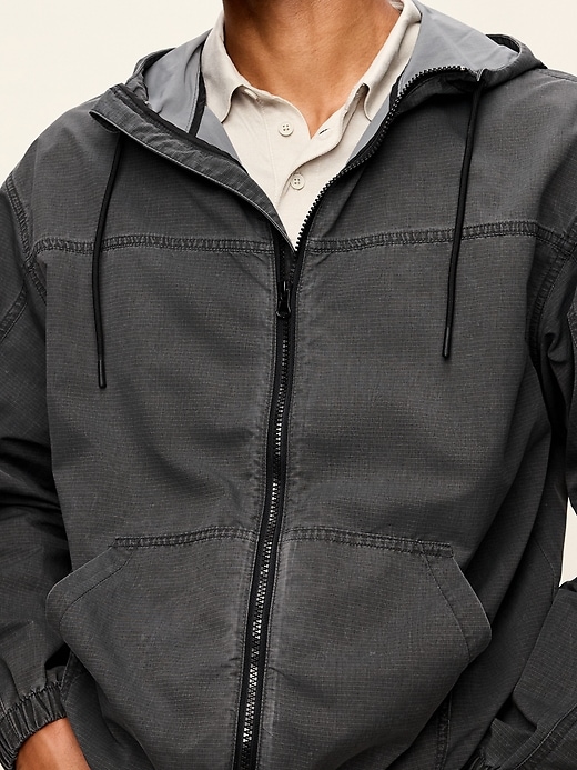 Oversized Washed Utility Jacket | Old Navy