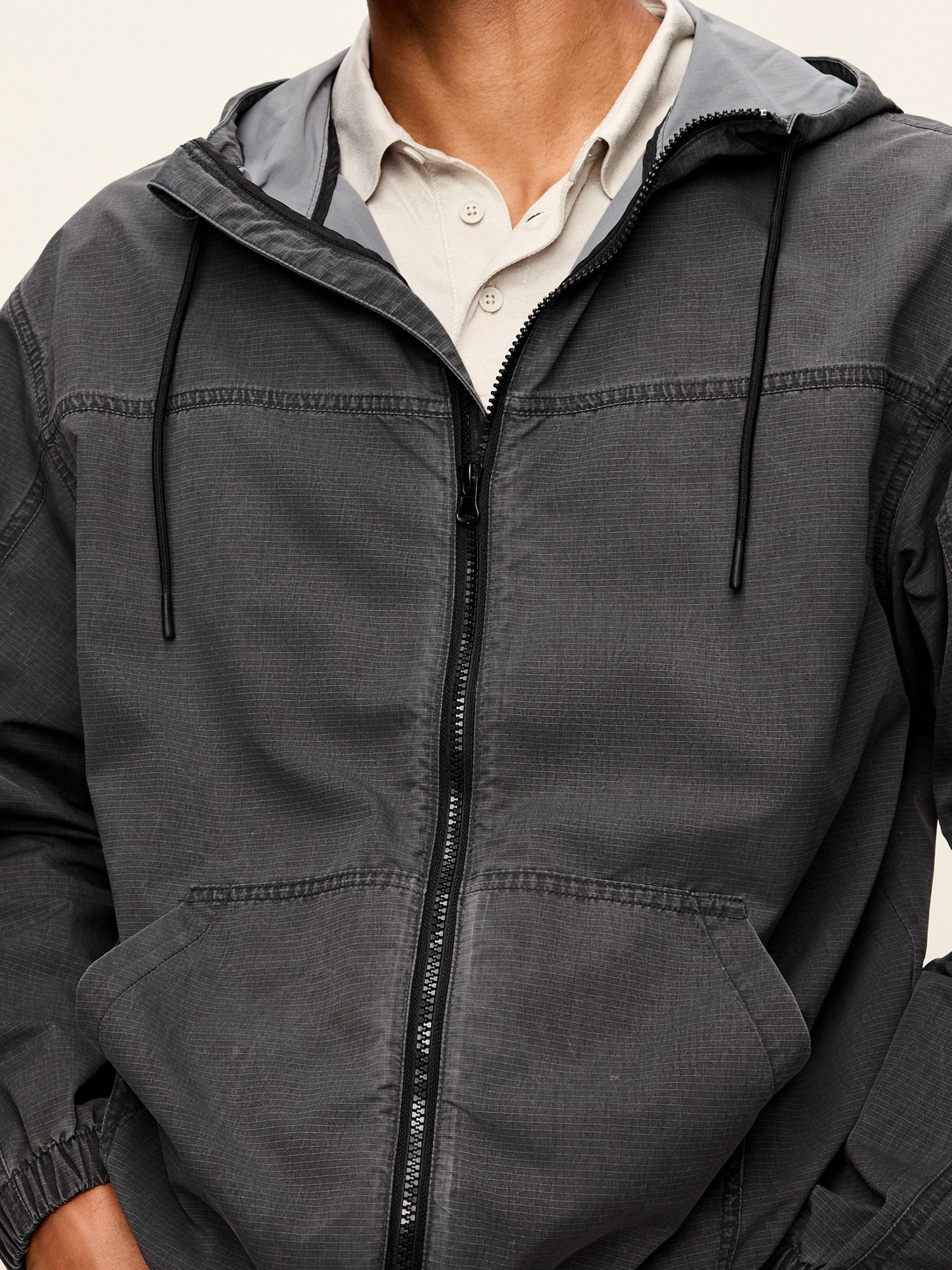 Oversized Washed Utility Jacket