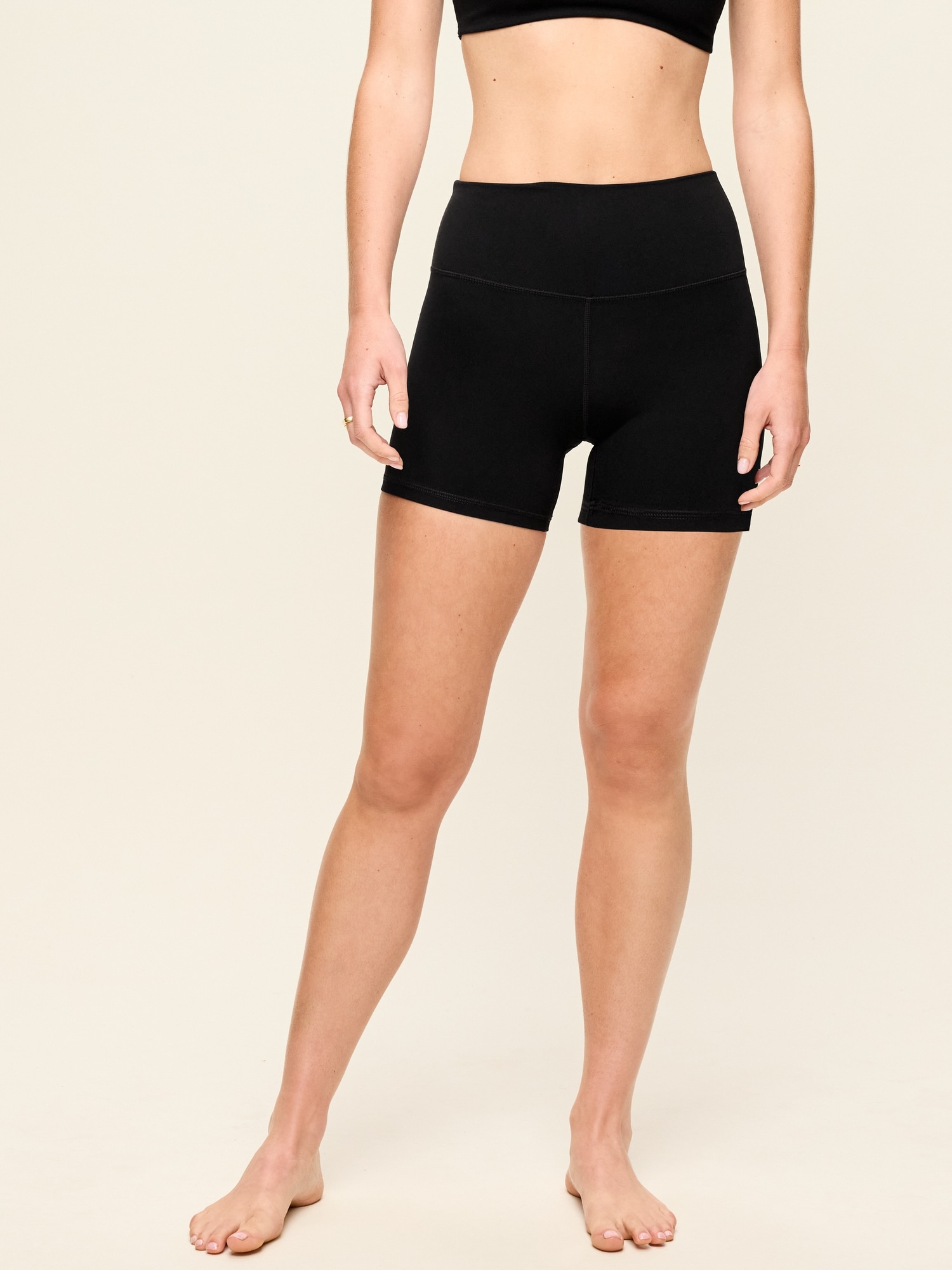 High-Waisted StudioSmooth Biker Shorts - 4-inch inseam
