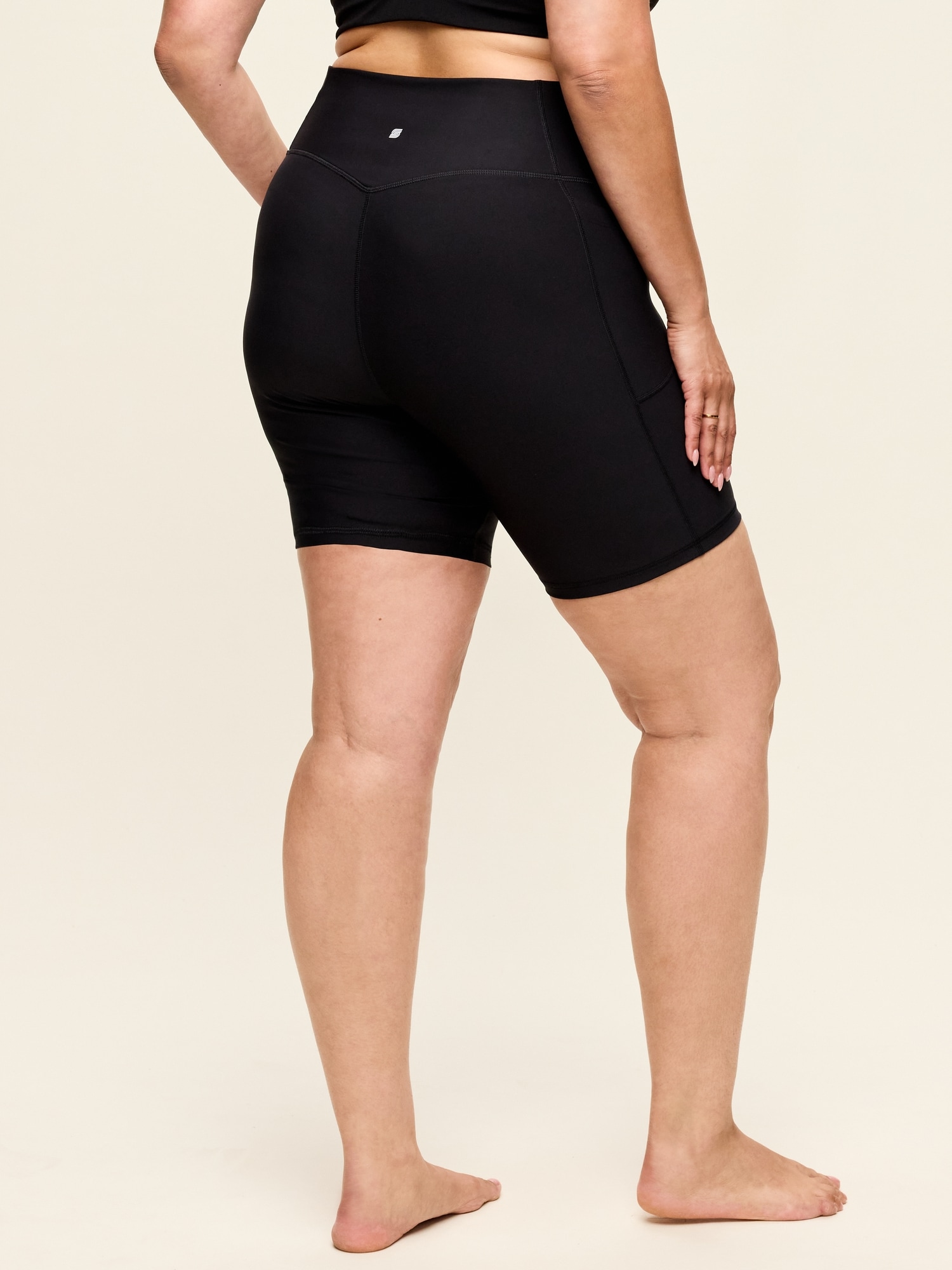 High-Waisted StudioSmooth Biker Shorts - 4-inch inseam