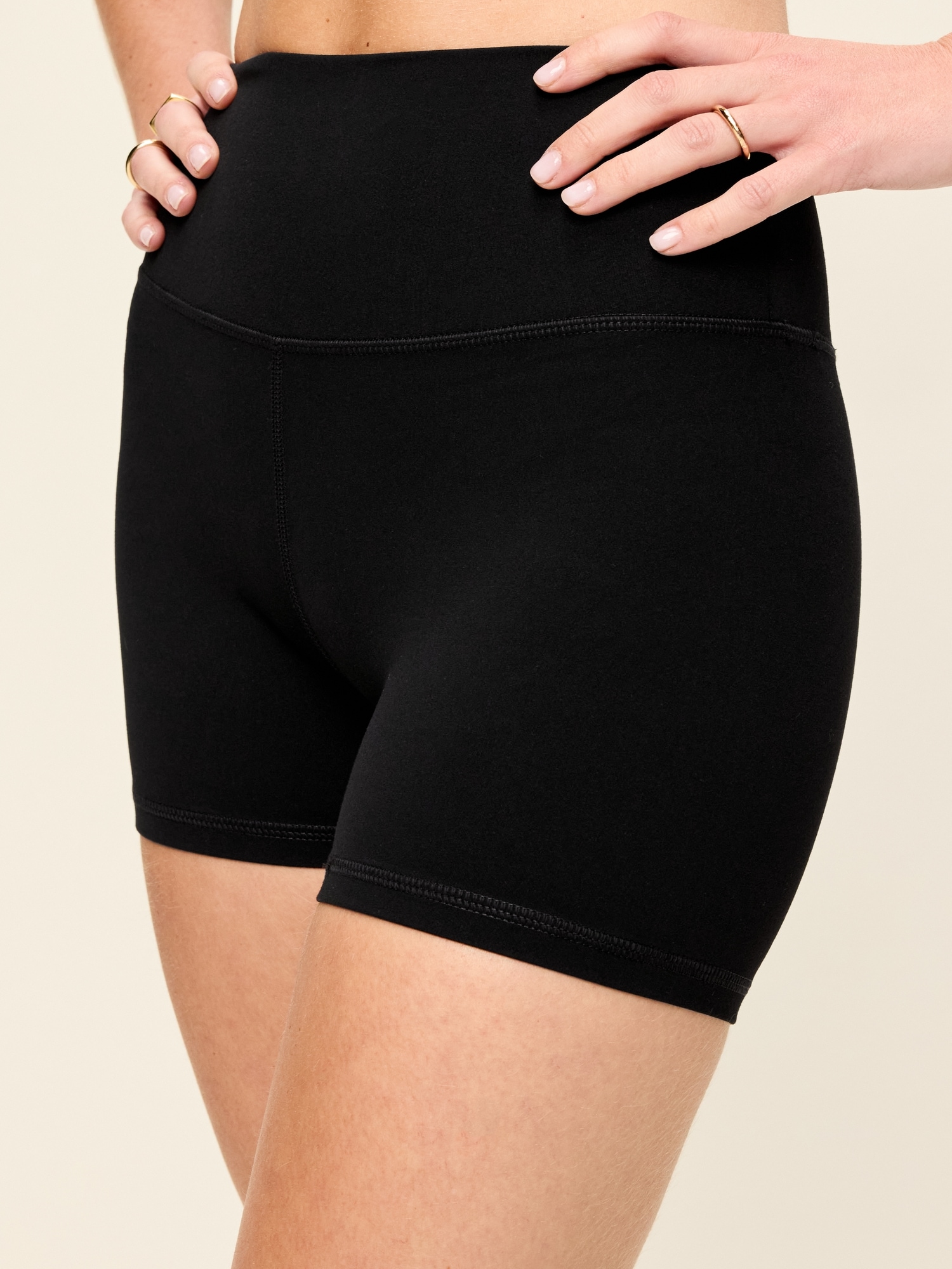 High-Waisted StudioSmooth Biker Shorts - 4-inch inseam