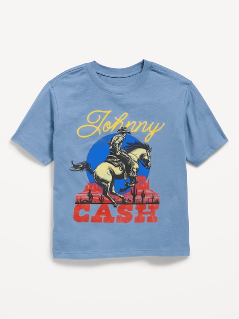 Johnny Cash™ Oversized Unisex Graphic T-Shirt for Toddler
