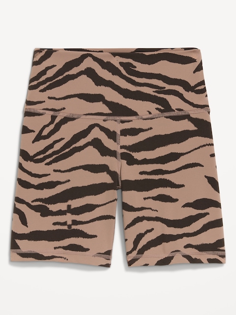 High-Waisted StudioSmooth Biker Shorts -- 6-inch inseam