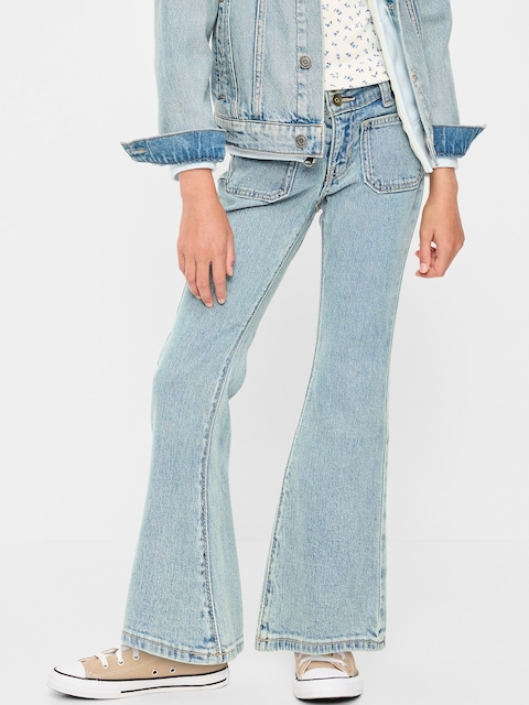 Low-Rise Flare-Leg Jeans for Girls