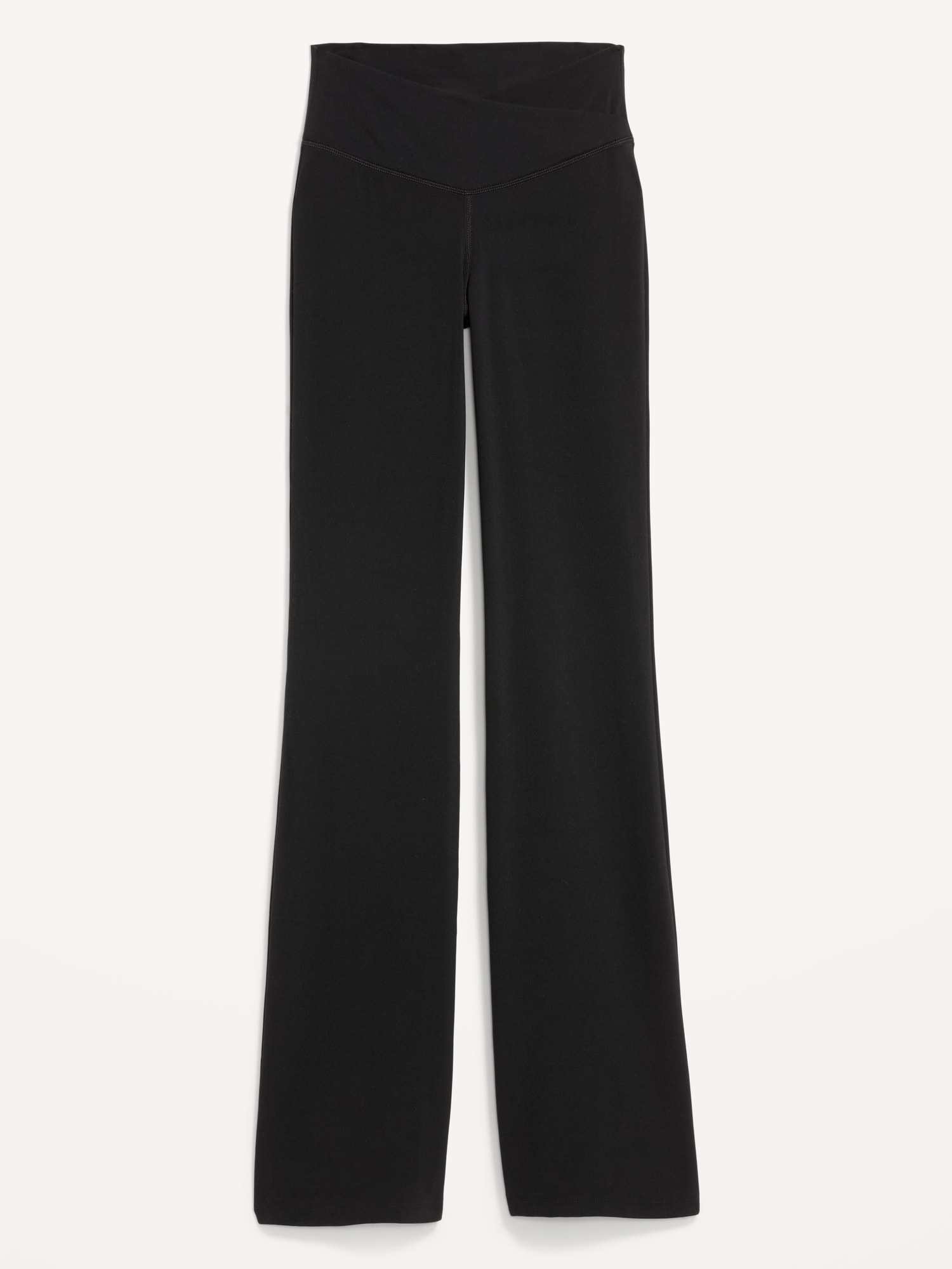 Crossover-Waist StudioSmooth Flare Leggings