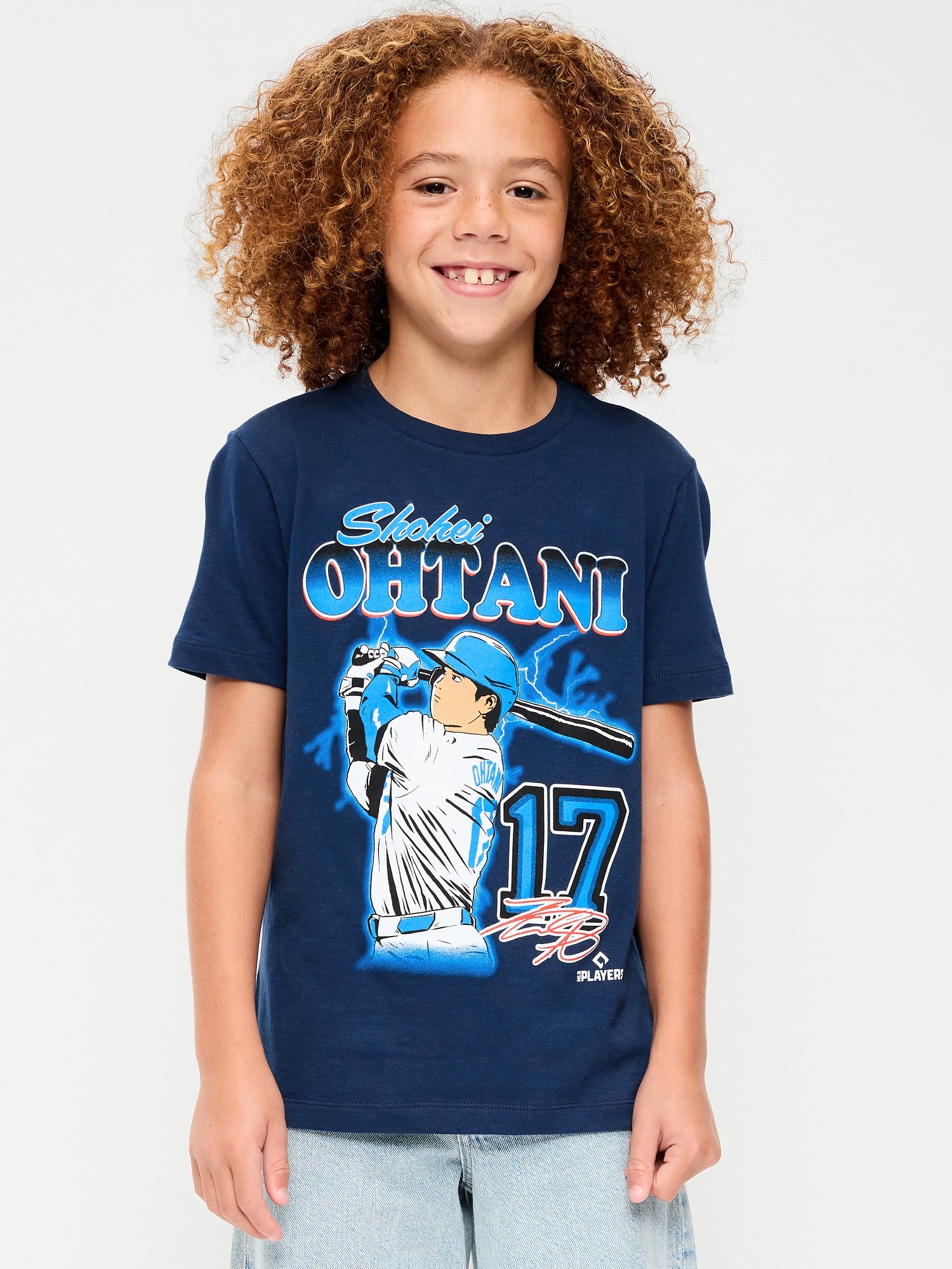 Los Angeles Dodgers Ohtani Gender-Neutral Graphic T-Shirt Kids