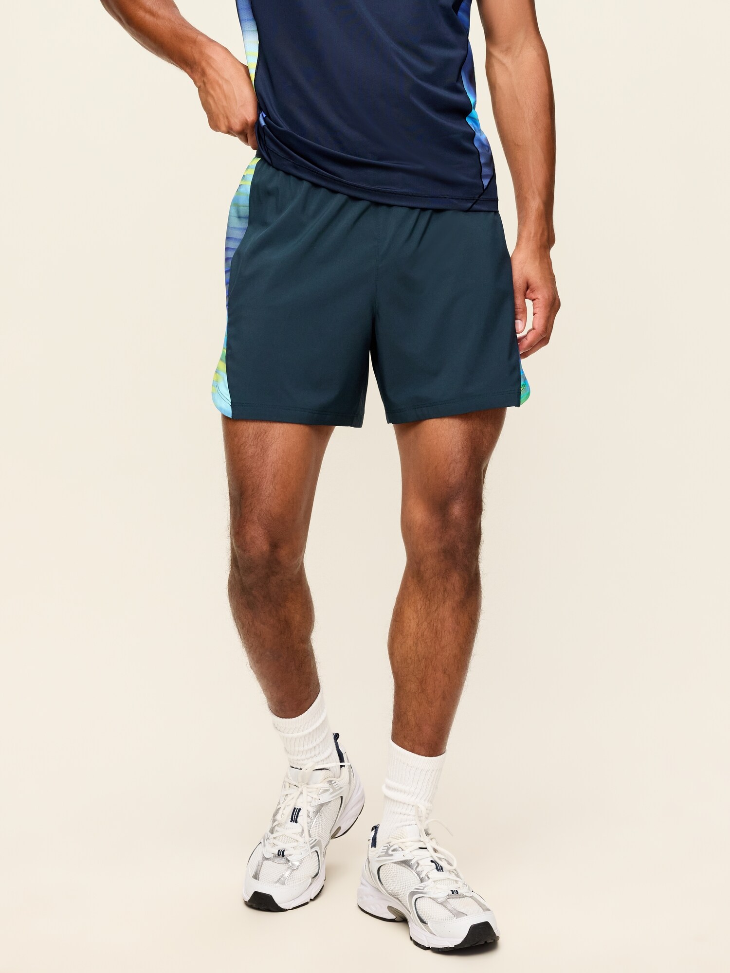 Мужские шорты Old Navy Run Shorts -- 4-inch inseam, цвет: Тёмно-синий