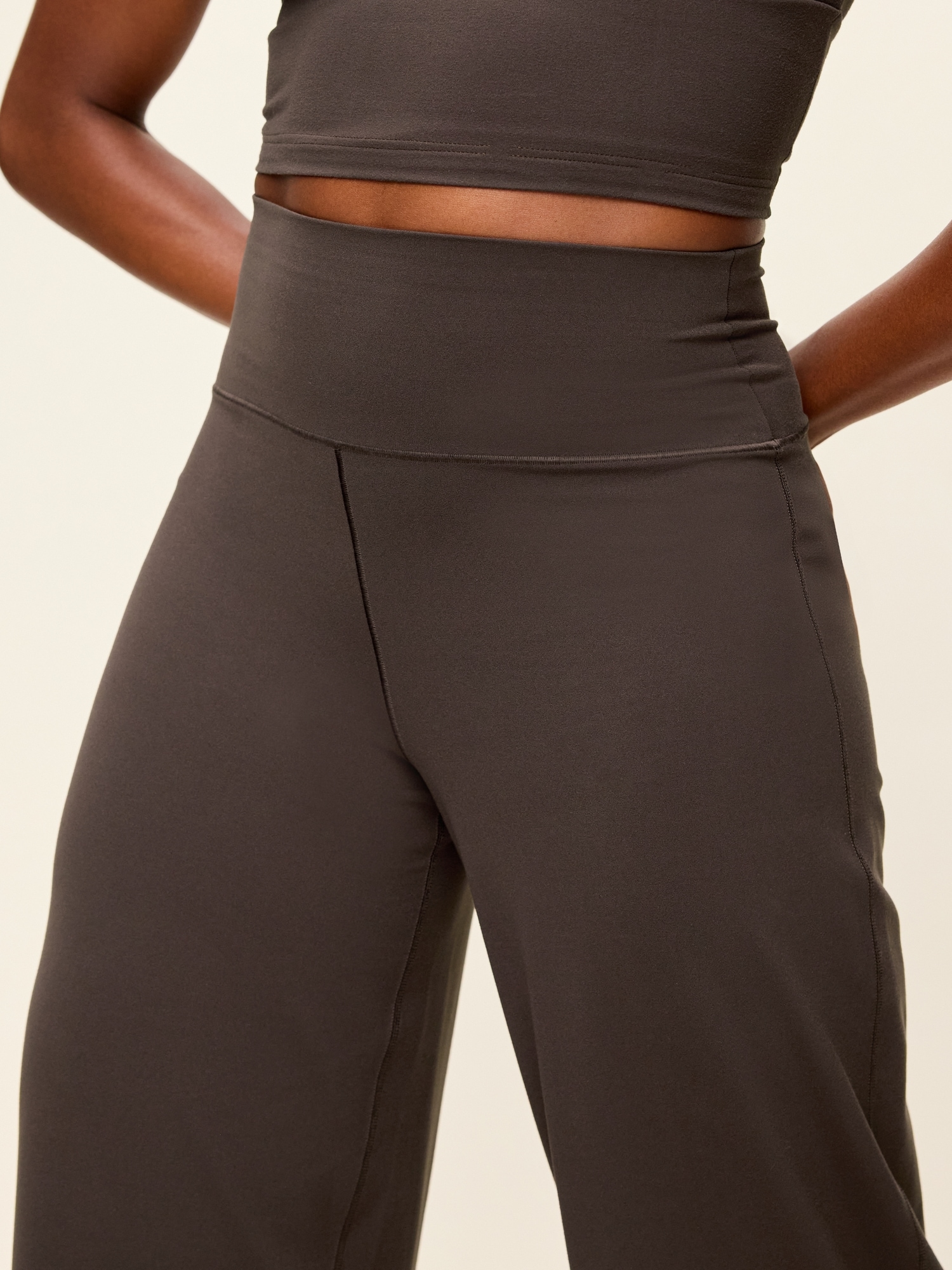 High-Waisted StudioSmooth Wide-Leg Pants