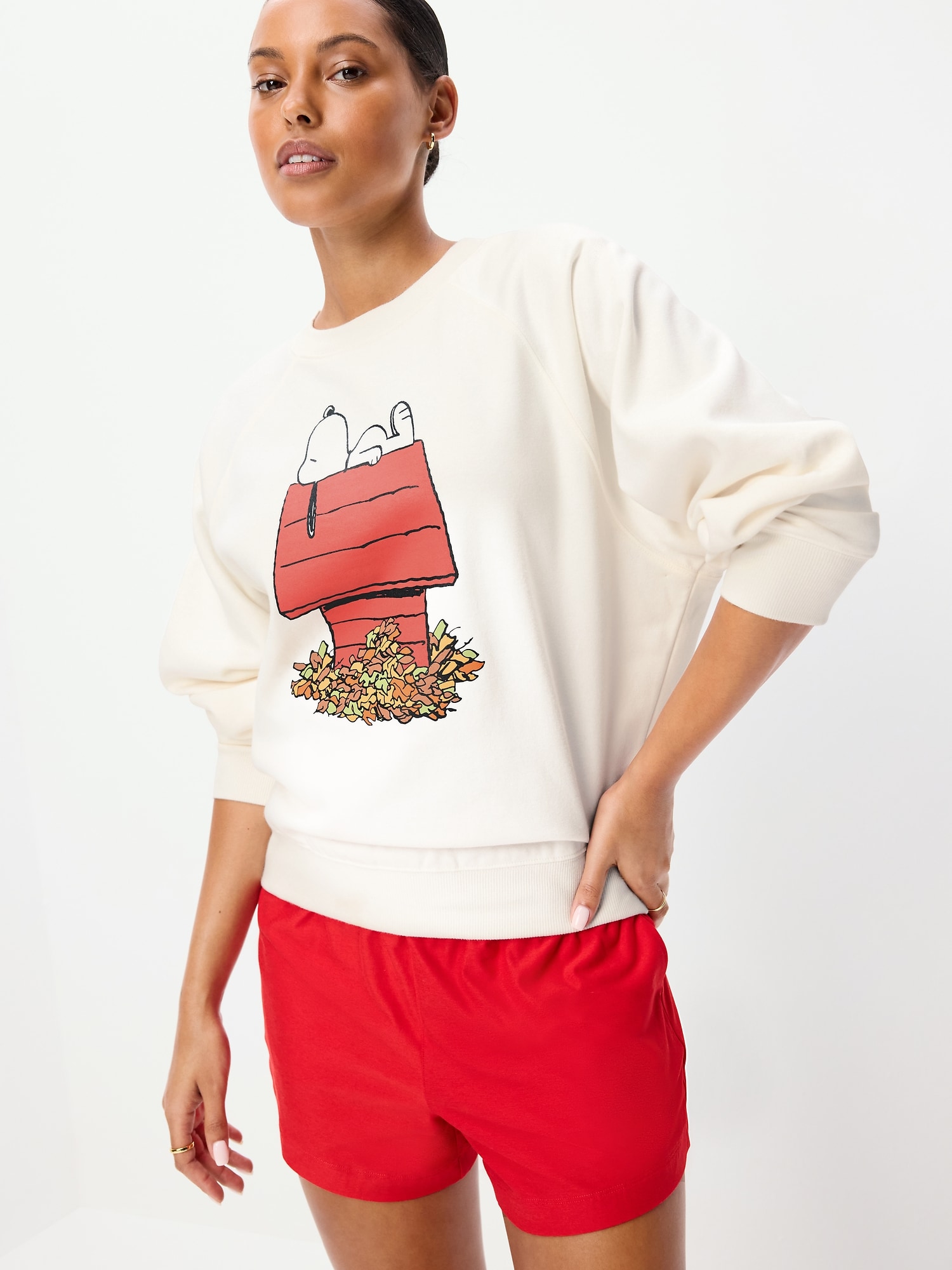 Peanuts™ Oversized Raglan Sweatshirt