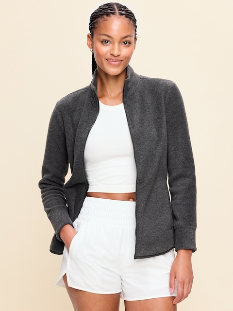 Fitted Performance Fleece Full Zip Jacket