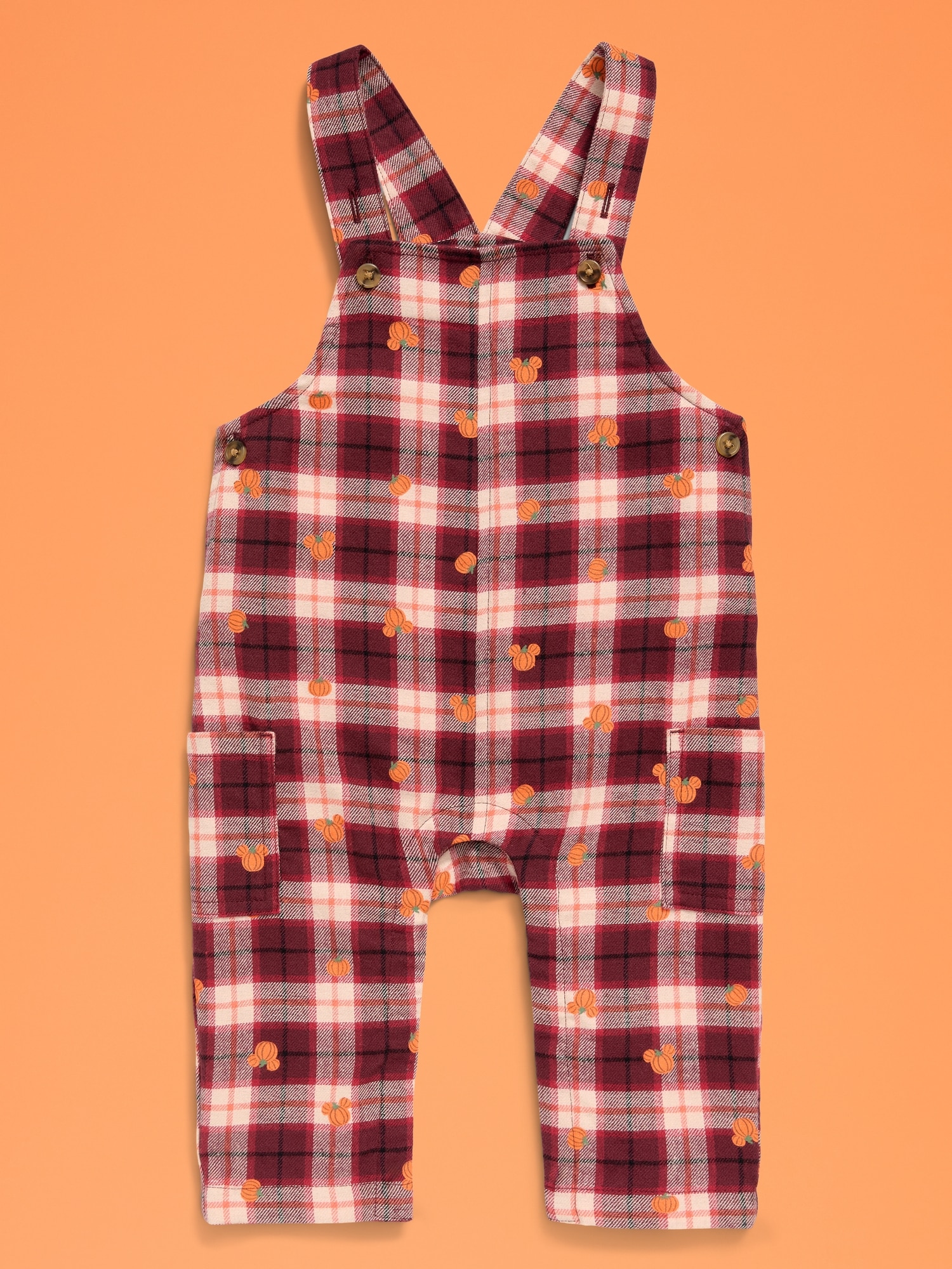 Old Navy x Disney Flannel Overalls for Baby