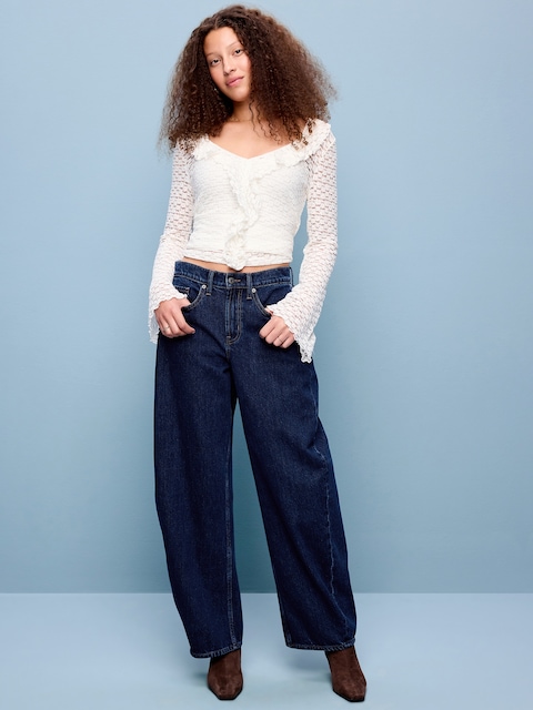 The Arc Mid-Rise Barrel Jeans
