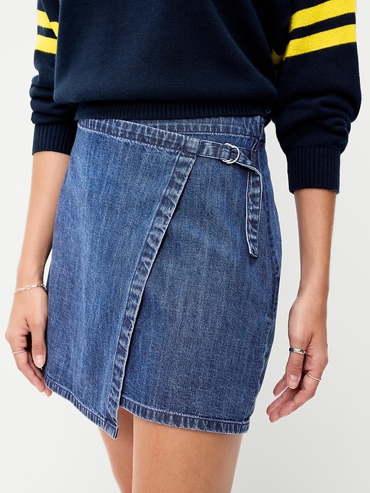 Mini Wrap Skirt | Old Navy