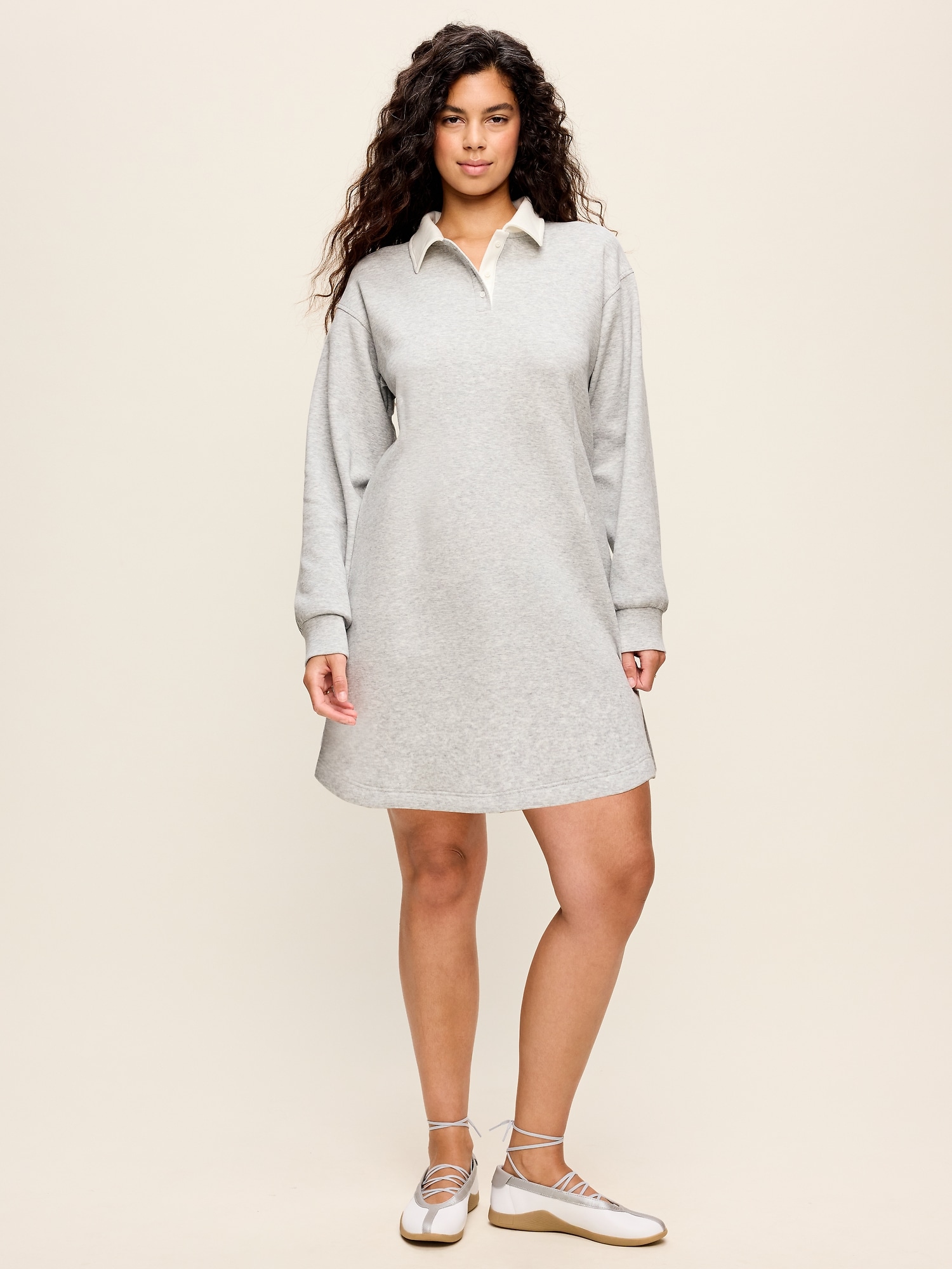 Dynamic Fleece Pique Polo Dress