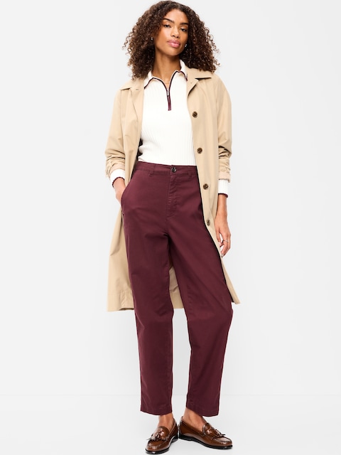 High-Waisted OGC Chino Tapered Straight Pants