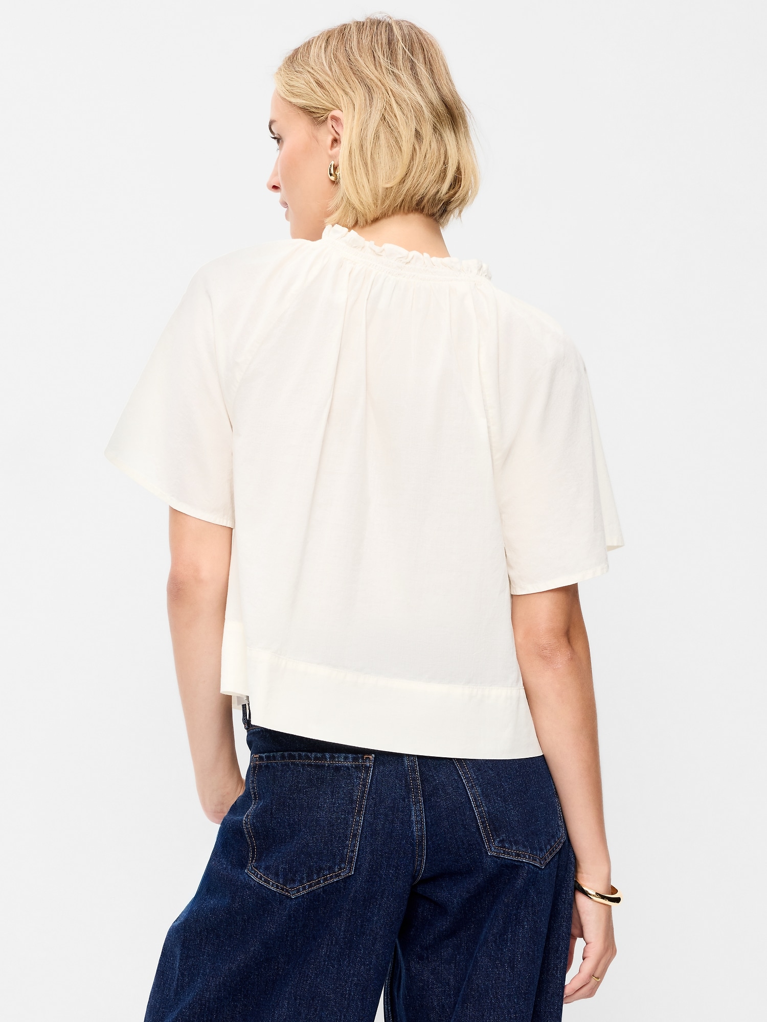 Loose Short-Sleeve Top