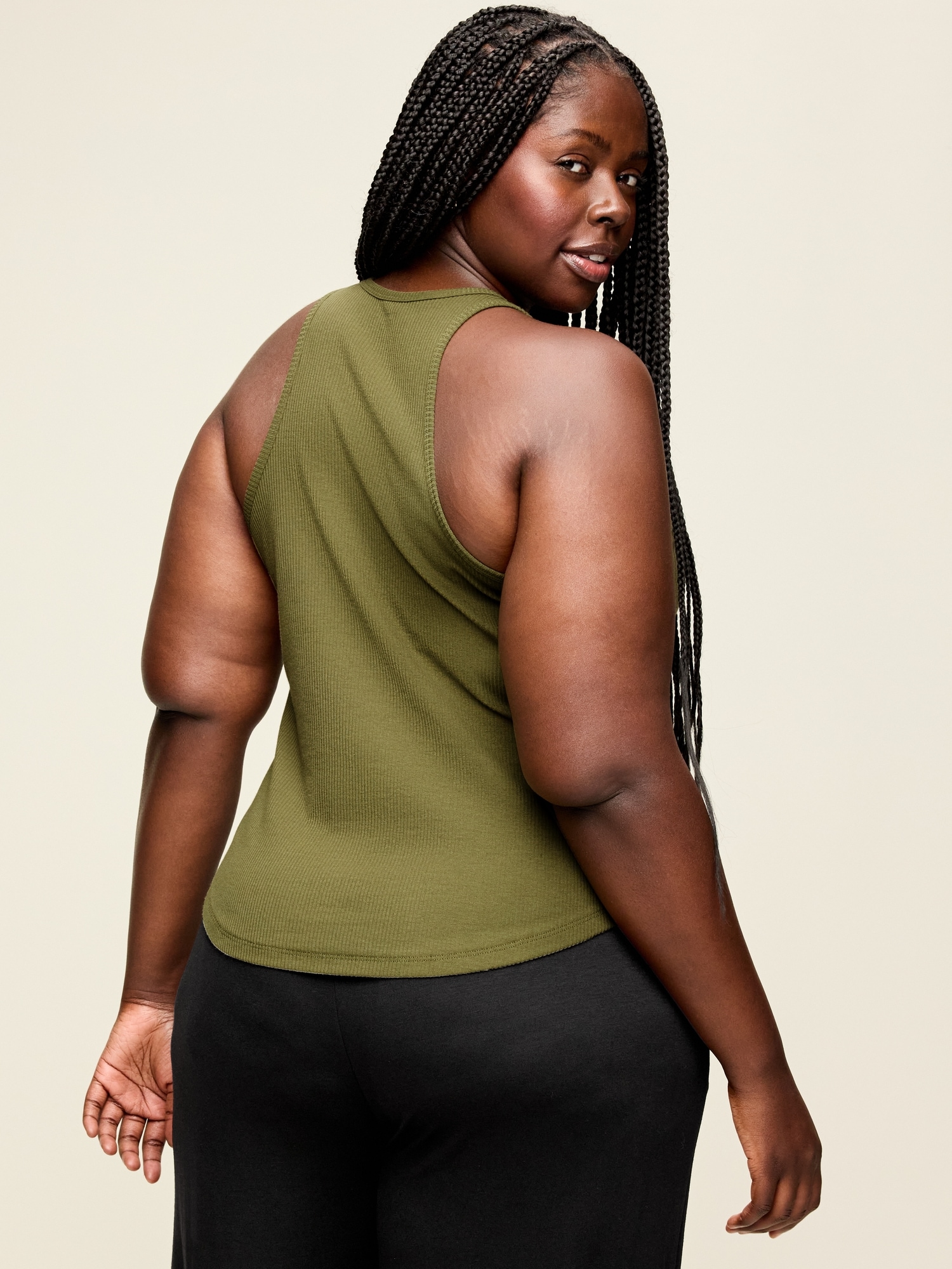 CloudLite High-Neck Racerback Tank Top
